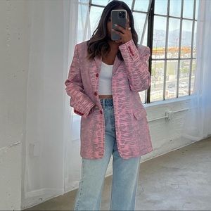 Sies Marjan Molly Embossed lizard Blazer